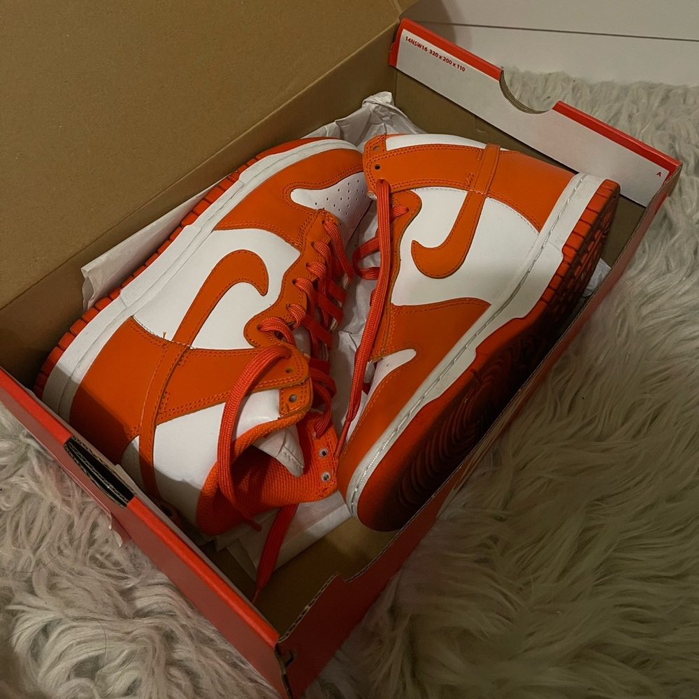 Nike Dunk High Orange Syracuse